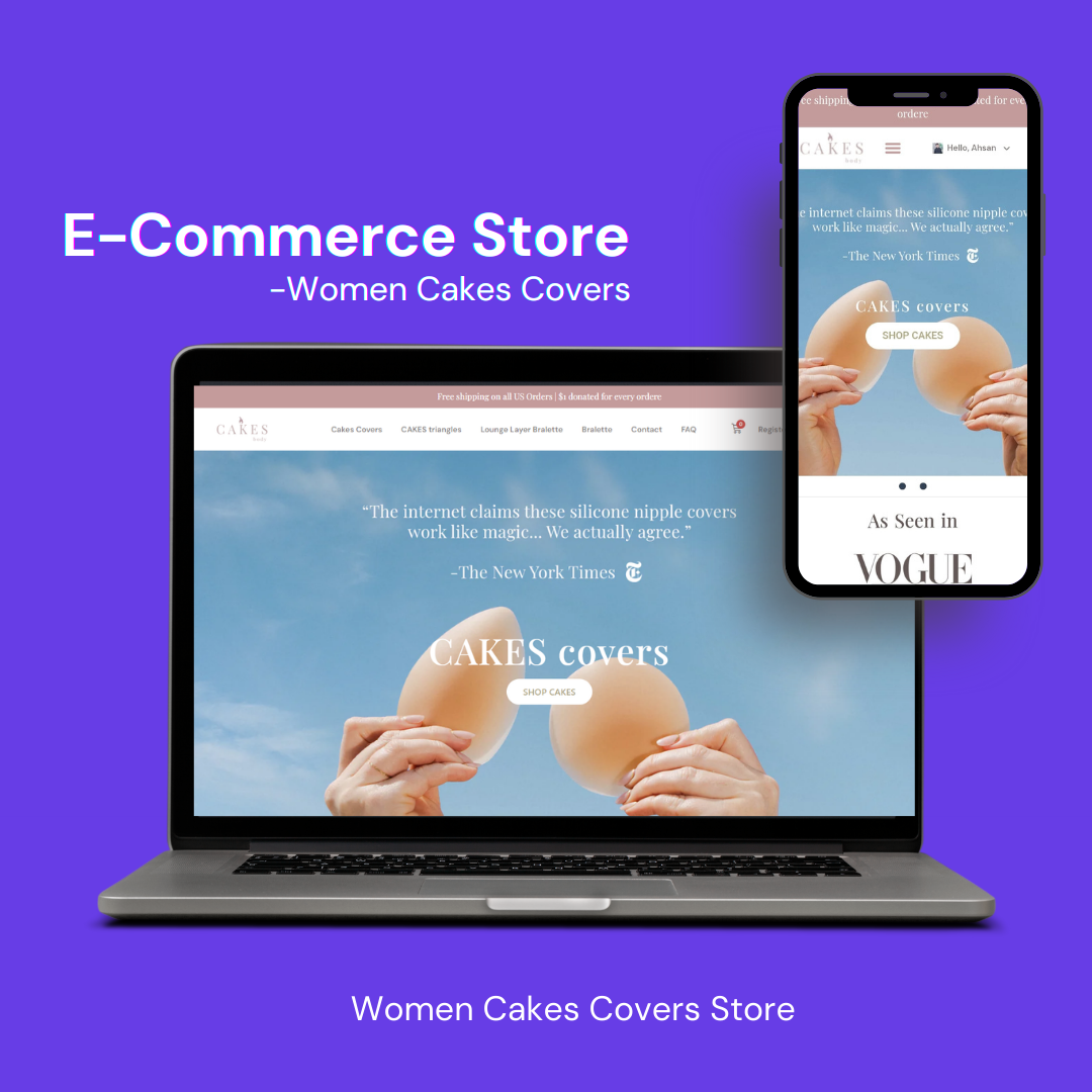 E-Commerce Store -Cakes Cover Website